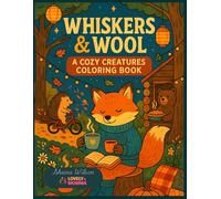 Whiskers & Wool: A Cozy Creature Coloring Book