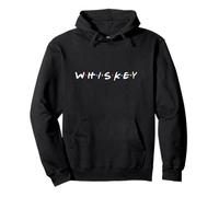 Whiskey 90s Sitcom Logo Parodia Felpa con Cappuccio