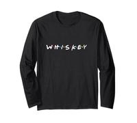 Whiskey 90s Sitcom Logo Parodia Maglia a Manica