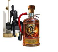 Whiskey Bottle, Glass Decanting Extinguisher Shape Creative Decanter, 10Oz Jar, Decorative Display For Birthday Gift, Collection, Party, Event, Home Bar, Or Enthusiast Showcase For Men And Dad