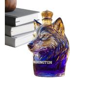Whiskey Bottle, Leak Proof Animal Home Decor, Dog Head Art Statue Whiskey Decanter with Design, Bar Accessory, Bottle with Easy Use, Decanter for Bourbon Vodka Tequila Brandy Wedding