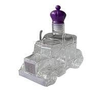 Whiskey Bottle, Semi Truck Decanter, Decorative Storage Jar, Creative Bar Art Statue, Glass Container 1 pezzo, for Holiday, Wedding, Home, Party, Bar, Kitchen, Men, Clear