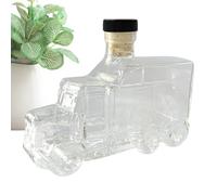 Whiskey Bottle - Whiskey Decanter Bottles Art Statue | 375 ml Vintage Liquor Container With Stopper For Hosting Brunch Beer Parties Bar Wedding Birthday Kitchen Champagne