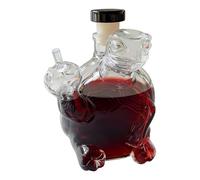 Whiskey Decanter, 20x15x16cm Reusable Turtle Glassware Home Decor - Multi-Beverage Compatibility Bottle - For Dad Brother Birthday Christmas Wine Vodka Tequila Cocktail Brandy Home Bar Restaurant