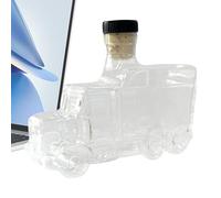 Whiskey Decanter, 375 ml Half Truck Vintage Liquor Bottle with Stopper, Decorative Car Champagne Container for Kitchen, Wedding, Birthday, Beer and Home Celebration Display, 4,53 x 2,17 x 5,71 pollici