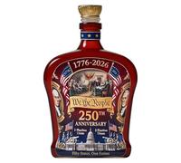 Whiskey Decanter - Clear Glass Bottle US 250th Design | Liquor Display Container For Bartender Enthusiast Collector Home Bar Restaurant Hotel Club Shelf Dining Room Use