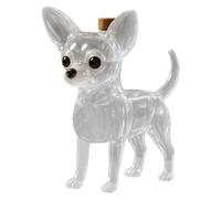 Whiskey Decanter - Glass Liquor Bottle Dog Alcohol Decanter | Glassware Home Table Decor For Dad Men Brother Birthday Christmas Party Bar Drinking Bourbon Wine Vodka Tequila | 16x19cm/6.3x7.48 Inche