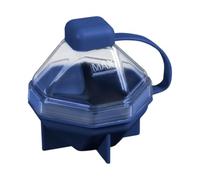 Whiskey Ice Mold - Silicone Diamond Cube Tray Easy Release With Lid