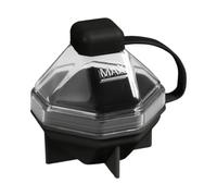 Whiskey Ice Mold - Silicone Diamond Cube Tray Easy Release With Lid