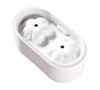 Whiskey Ice Molds - Ice Sphere Tray with 2-Cavity Nonstick Silicone for Smooth Whiskey, Coffee, Juice, Beer, Bourbon Drinks, Reusable Silicone for Freezer and Home, Travel Use, 7.09x3.54x2.48 inches