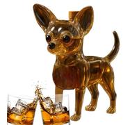 Whiskey Karaffe,Hundefigur Spirituosenflasche Alkohol Dekanter - Glaswaren Wohnzimmer Tischdekoration Für Vater Männer Für Geburtstag Weihnachten Party Für Bar Und Trinken Für Bourbon Wein Vodk