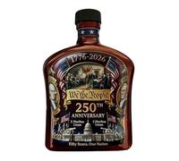 Whiskey Patriottico - 35cl Souvenir | Bottiglia Whisky Bicentenario | Riserva Privata 1776-2026 - Decorazione Bar Casa Regalo Appeso Cremagliera Bandiera