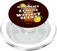 Whiskey Quote When Life Hands You Lemons Whiskey PopSockets PopGrip per MagSafe