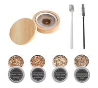 Whiskey Smoker Kit con 4 sapori di trucioli di legno per cocktail, carne, set per la casa e il bar