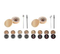 Whiskey Smoker Kit con 4 sapori di trucioli di legno per cocktail, carne, set per la casa e il bar