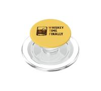 Whiskey Time Finalmente WTF Drink Amante Umorismo PopSockets PopGrip per MagSafe