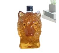 Whisky Bottle Wolf Head - Bicchiere da da vino da collezione, bicchiere da cocktail a tema | Liquore decorativo per viaggi di bar di nozze, sala da pranzo della cucina domestica regalo, co