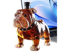 Whisky Carafe | Bottiglia Di 300 Ml Per Alcol E Liquore | Bottiglia Di Spiriti Decorativi Per Barratrice Barra Della Casa Bar Collezione Regalo Idee Francese Bulldog - Incisione 3d, Riforma Dei