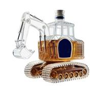 Whisky Decanter Bagger Design 350ml - Bottiglia di Whisky Originale in | Decanter per Liquori Creativi e Decanteŕ per Liquori | Regalo Divertente Operai Edili, Macchinisti, Uomini e Papà