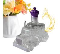 Whisky Decanter - Wine Carafe | Decanter del vino | Dispensatore a liquore Set di di whisky semi -camion per uomini Cool tequila liquore contenitore per la casa arte statue stoccaggio di alcolici