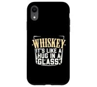 Whisky è come un abbraccio in una bevanda sociale di vetro Custodia per iPhone XR