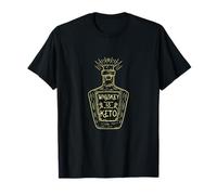 Whisky è Keto Citazione Metabolica Low Carbs Dieta Dimagrante Maglietta