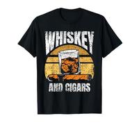 Whisky E Sigari Amante Il Whisky Sigaro Maglietta