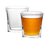 INTIRILIFE 2X Set di Bicchieri da Whisky in Crystal Clear 'Vintage' -260 ml- Old Fashioned Whiskey Senza Piombo-Lavabile in lavastoviglie Bicchiere da Whisky per Cocktail Scotch Gin Rum Acqua