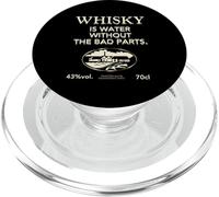 Whisky Is Water Without The Bad Parts - Il whisky originale PopSockets PopGrip per MagSafe
