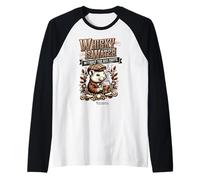 Whisky Is Water Without The Bad Parts Mouse con Scotch Maglia con Maniche Raglan