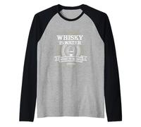 Whisky Is Water Without The Bad Parts per Fan del Whisky Maglia con Maniche Raglan