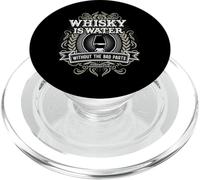 Whisky Is Water Without The Bad Parts per fan del whisky PopSockets PopGrip per MagSafe