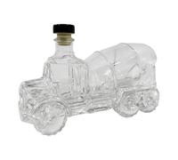 Whisky Karaffe 300ml Truck Form - Zementmischer Fahrzeug Design Originell Robust, Elegante Getränke Flasche Sammlerstück | Eindrucksvolle Tisch Deko Für Weihnachten Events Bar Gastronomie
