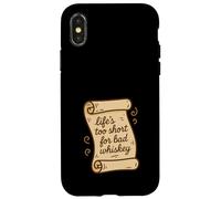 Whisky Lover Degustazione Club Bourbon Scotch Vintage Humor Custodia per iPhone X/XS