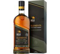 Whisky M&H Elements Peated Single Malt Astucciato cl.70