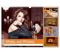 Whisky und Whiskey 2026. Sinnliche Impressionen (Wandkalender 2026 DIN A3 quer), CALVENDO Monatskalender: Genuss pur: 12 sinnliche Impressionen vom Whiskytrinken
