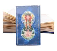 Whisper of Stars Oracle Deck - 12 x 7 cm carte di orientamento spirituale, tarocchi mistici, strumento di auto-discovry | Set divinazione con meditazione, diario, uso di riflessione personale