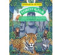 Whisper of the Wild Series-Forest & Fur: A Serene Coloring Book with Over 55 Celestial Mammal and Bonus Mandala Designs for Adults and Teens Seeking Stress Relief and Relaxation