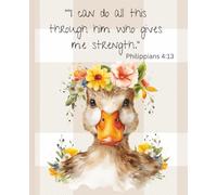 Whispered Prayers: Weekly Prayer Journal | 52-Week Christian Devotional | Vintage Duck with Floral Design | 7.5 x 9.25 in, 52 Pages, for Adults, Teens and Kids