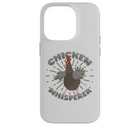 Whisperer di pollo che dice per gli appassionati di pollo Custodia per iPhone 14 Pro