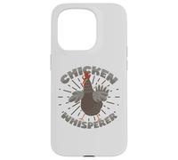 Whisperer di pollo che dice per gli appassionati di pollo Custodia per iPhone 15 Pro