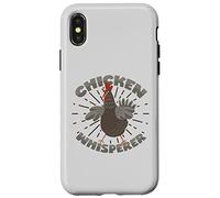 Whisperer di pollo che dice per gli appassionati di pollo Custodia per iPhone X/XS