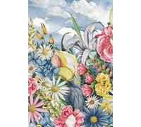Whispering Petals: Watercolor Floral Journal: 110 Pages of Gentle Flower Designs for Personal Reflections