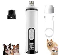 Whisperpaws Pain-Free Nail Trimmer, Rechargeable Quiet 3 Speed Electric Grinder with LED Light, Pet Nails Trimmers Silent, New Electric Dog Nail Clippers for Dogs Cats (Standard)