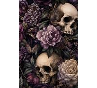 Whispers Among the Roses: A Gothic Skull & Floral Lined Journal for Thoughts, Dreams, Reflections, and Everyday Writing