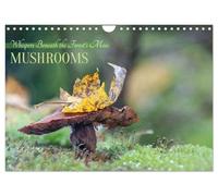 Whispers Beneath the Forest's Moss Mushrooms (Wall Calendar 2026 DIN A4 landscape), CALVENDO 12 Month Wall Calendar: Mystic and mysterious life of mushrooms in the forest