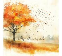 Whispers of Autumn: A Personal Journey 8.25x8.25" square shaped journal, 200 lined pages.