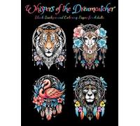 Whispers of the Dreamcatcher: Black Background Coloring Pages for Adults