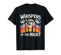Whispers of The Night - Simpatica Maglietta per Halloween con Fantasmi e Fantasmi Maglietta