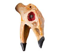 Whistle Del Teschio - Splendidamente Realizzato | Ornamento Di Spaventoso Unico: Un Giocattolo Di Fischio Di Urla Forte, Produttore Di Rumore Portatile Per Il Gioco Della Stanza Di Fuga